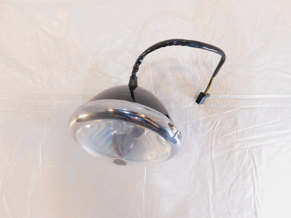 Harley Davidson Dyna Low Rider V-Rod Black Headlamp Headlight & Bucket Housing - C3 Cycle