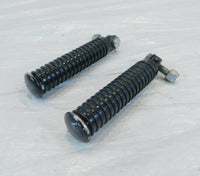 Harley Davidson FXR Dyna Sportster & Softail Black O-Ring Footpegs Footrests - C3 Cycle