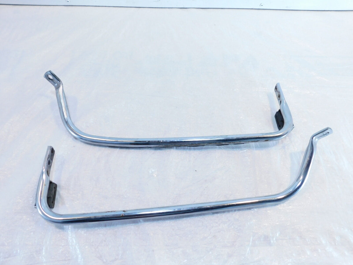 Harley Davidson Road King & Street Glide Left & Right Chrome Saddlebag Bracket