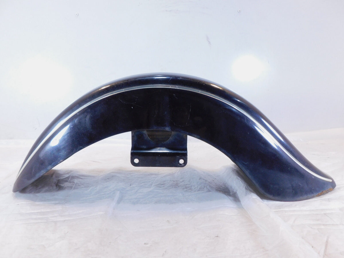 Kawasaki VN1500 Vulcan 1500 Classic Black Front Mudguard Wheel Cover Fender - C3 Cycle