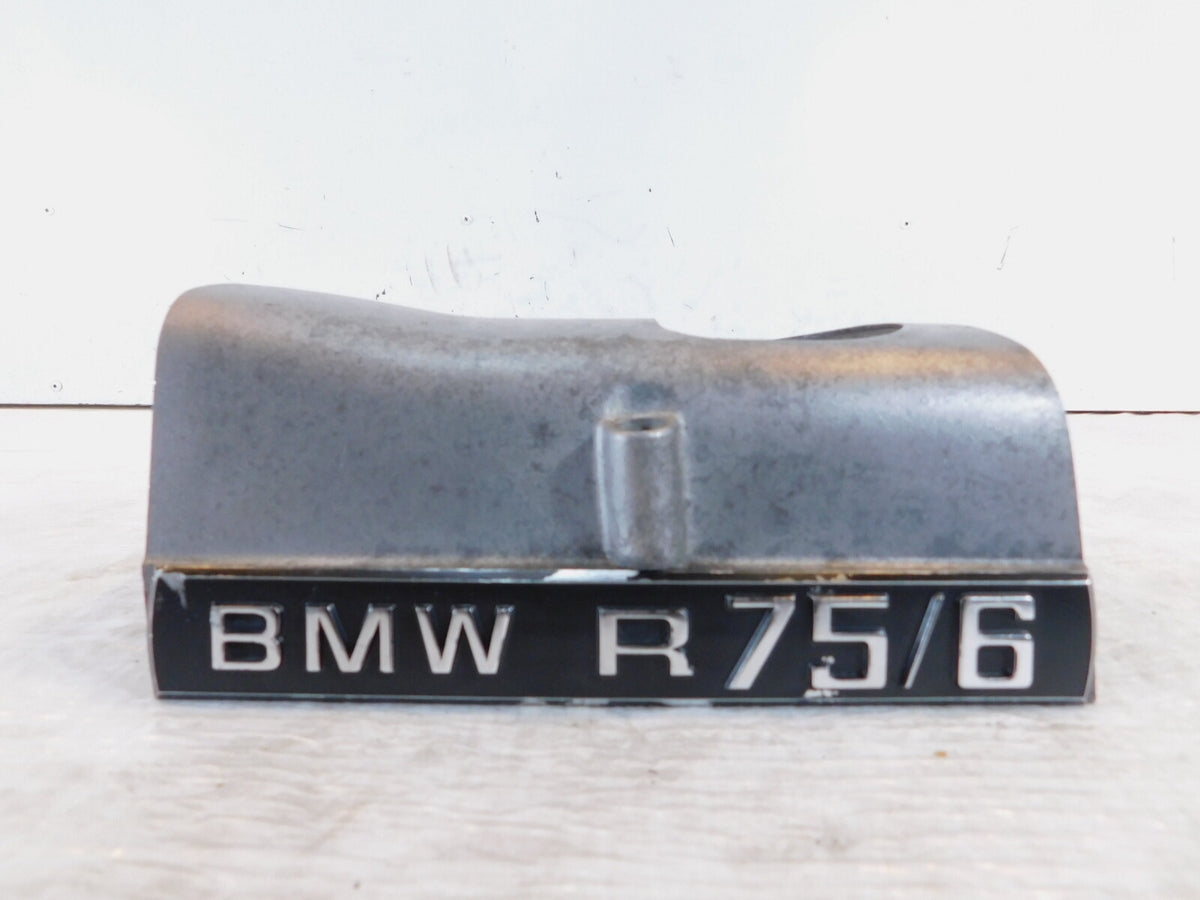 BMW Airhead R100 R60 R75/6 R80/7 R90/6 Silver Engine Starter Motor Cover Panel - C3 Cycle