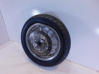 Harley Davidson Road Street Electra Glide 9 Spoke Silver Rear Wheel Rim - BENT - C3 Cycle
