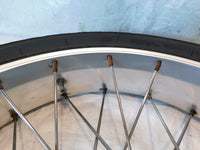 2001-2007 Aprilia ETV1000 Caponord 1000 Silver 19" Spoked Front Wheel Rim & Hub - C3 Cycle