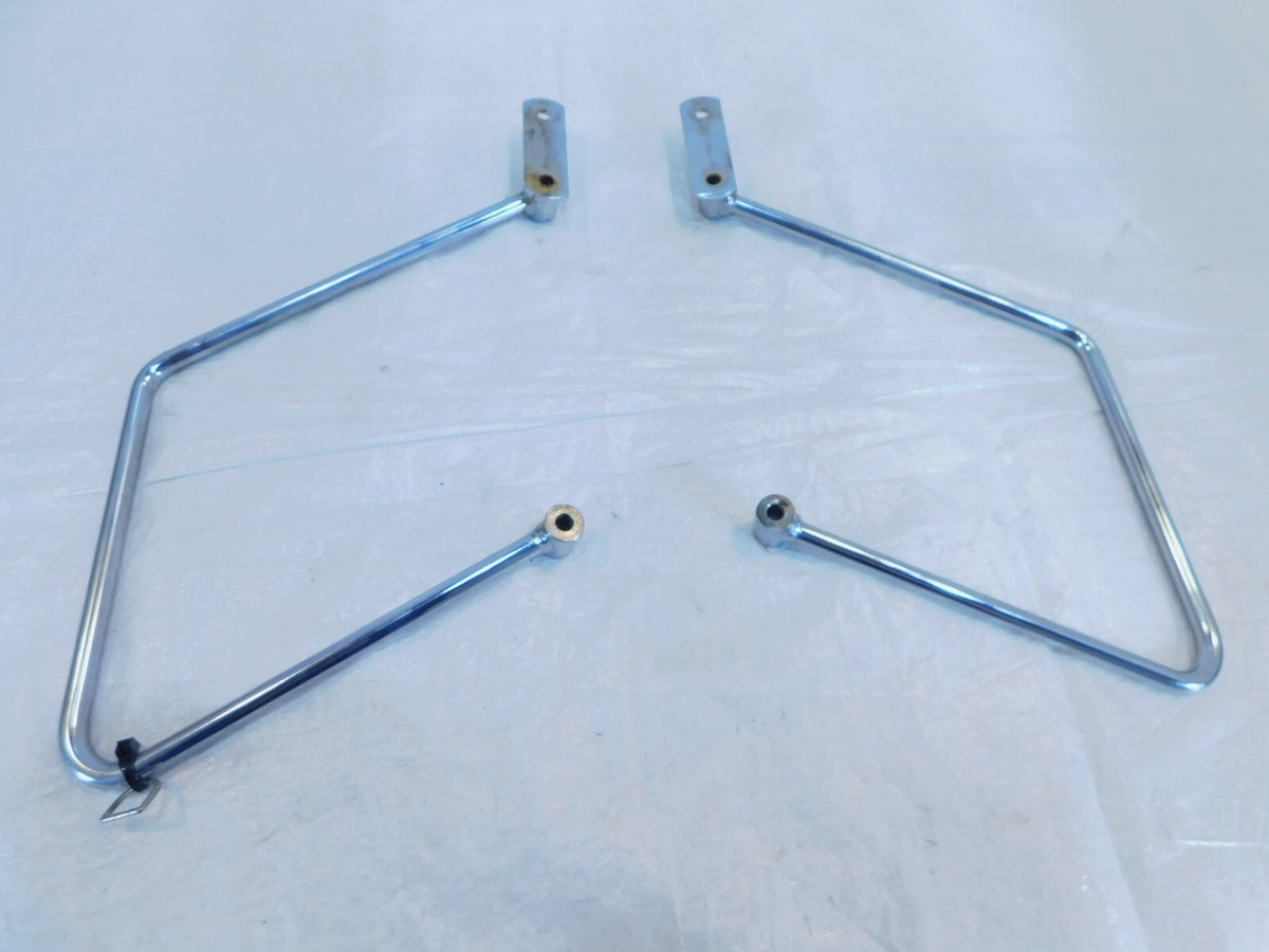 1999 Kawasaki Vulcan 1500 Classic Rear Back Saddlebag Mounting Brackets Chrome - C3 Cycle