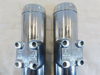 Pair Victory V92 Deluxe Standard Classic & Touring Chrome Lower Fork Leg Sliders - C3 Cycle