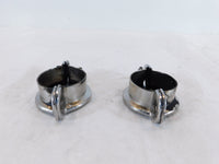 Harley Davidson FLT Tour Glide Ultra Classic Left & Right Mufffler Mount Clamps - C3 Cycle