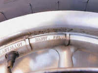 Harley Davidson Road Street Electra Glide 9 Spoke Silver Rear Wheel Rim - BENT - C3 Cycle