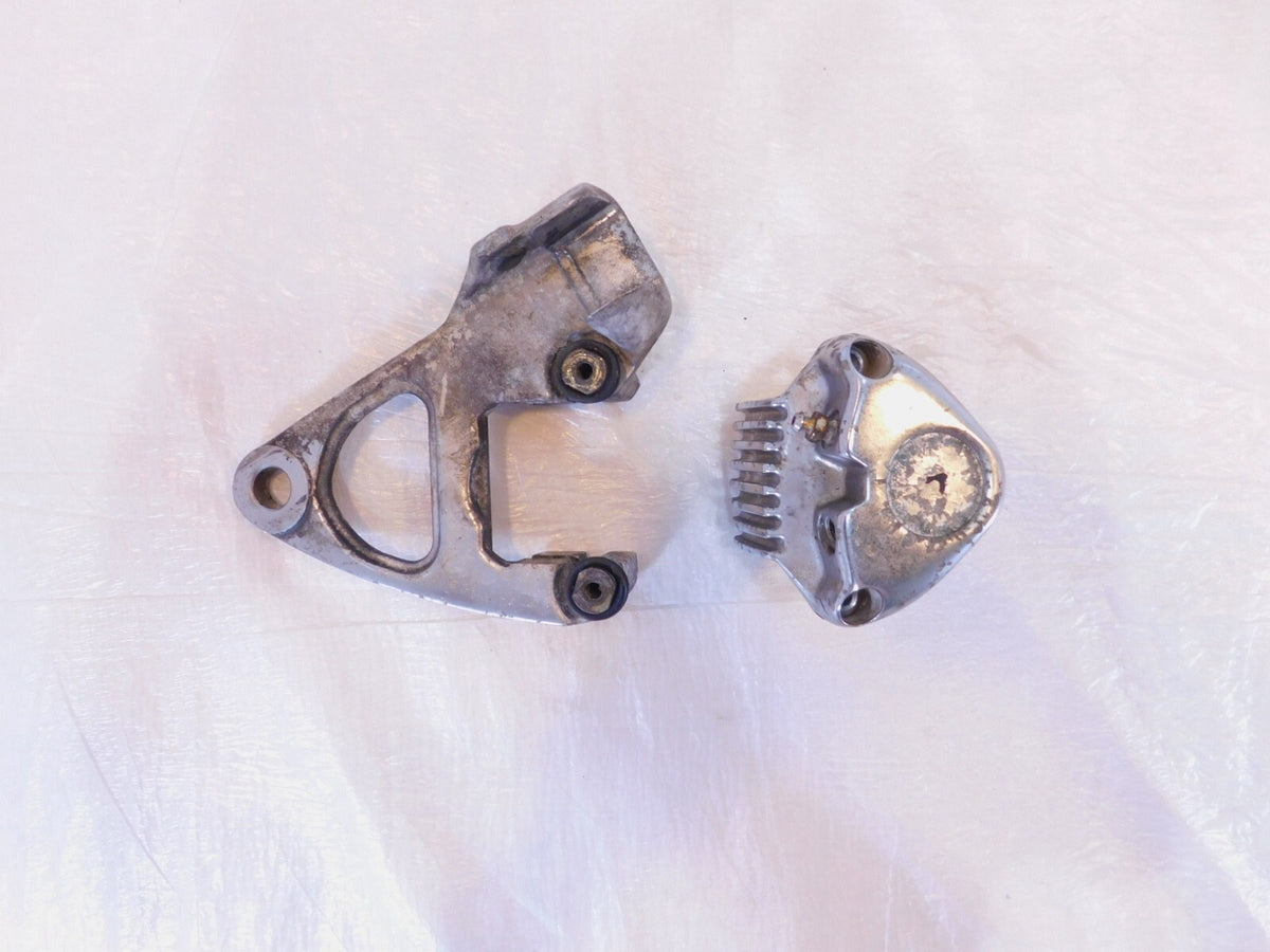 Harley Davidson Sportster 883 & 1100 Chrome Rear Brake Disc Caliper with Bracket - C3 Cycle