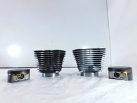 Harley Davidson Twin Cam Touring Dyna & Softail Engine Pistons & Black Cylinders