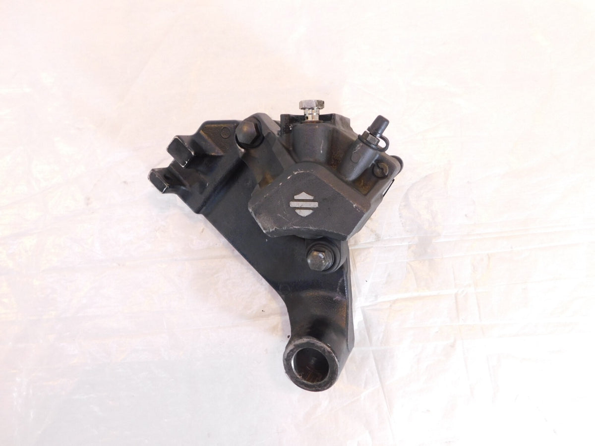 09-13 Harley Davidson Sportster XR1200 Rear Brake Disc Caliper w/ Mount Bracket - C3 Cycle