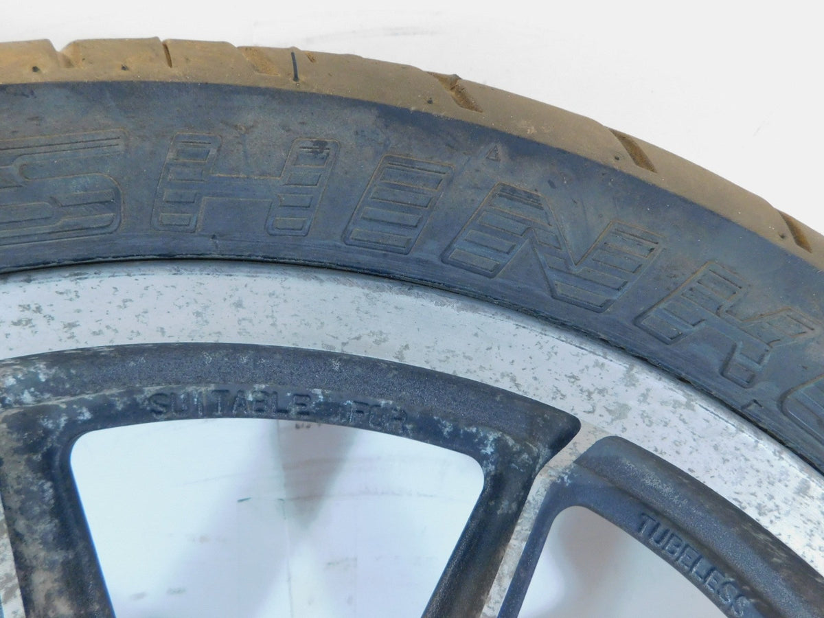 Harley Davidson Sportster 883 & 1200 19" Cast Front Wheel Rim w/ Tire - Bent - C3 Cycle