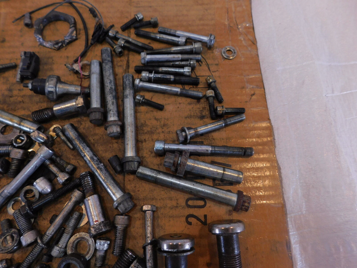 2002 American IronHorse Texas Chopper Engine Bolts Nuts Brackets Parts Box Lot - C3 Cycle