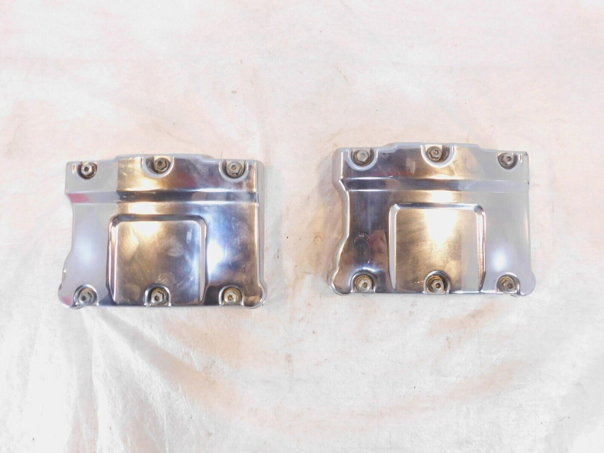 Harley Davidson Road King Dyna & Softail Chrome Cylinder Head Top Rocker Boxes - C3 Cycle