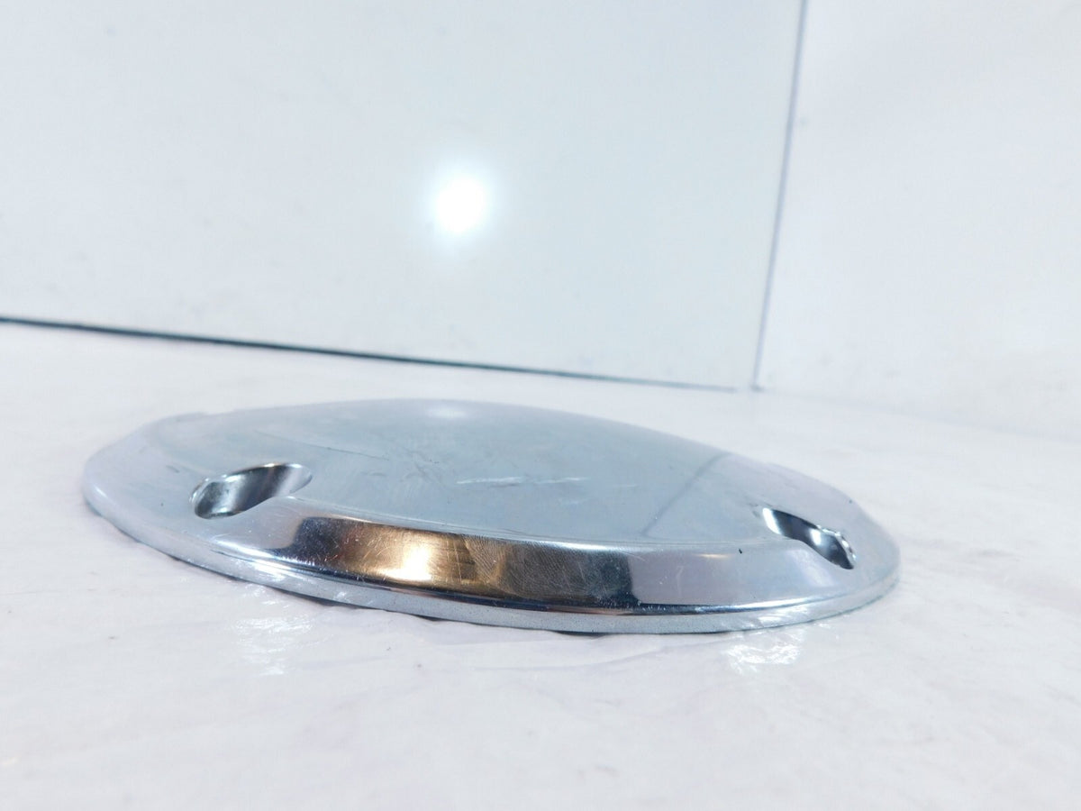 Harley Davidson Twin Cam Dyna & Softail Left Engine Chrome Derby Clutch Cover