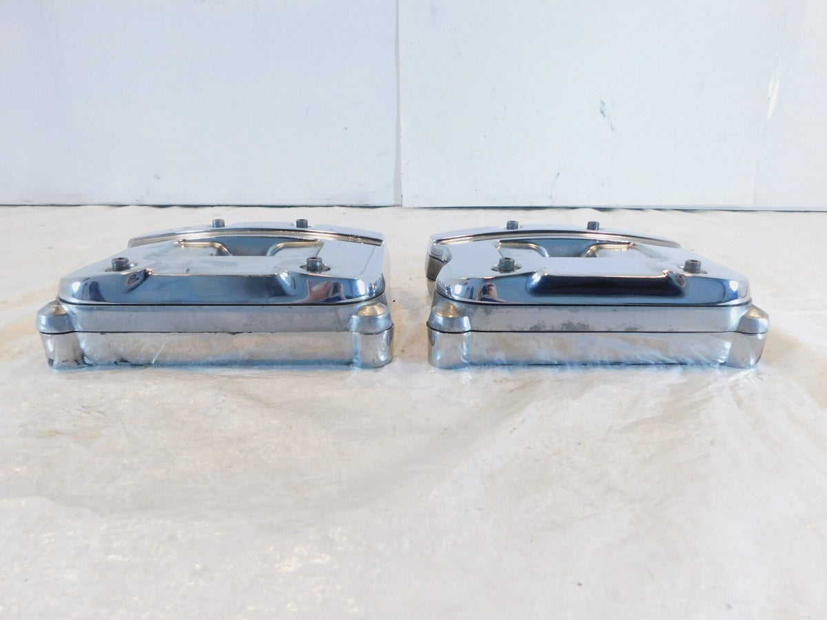 Harley Davidson Touring Electra Glide & FXR & Softail Rocker Arms & Chrome Boxes - C3 Cycle
