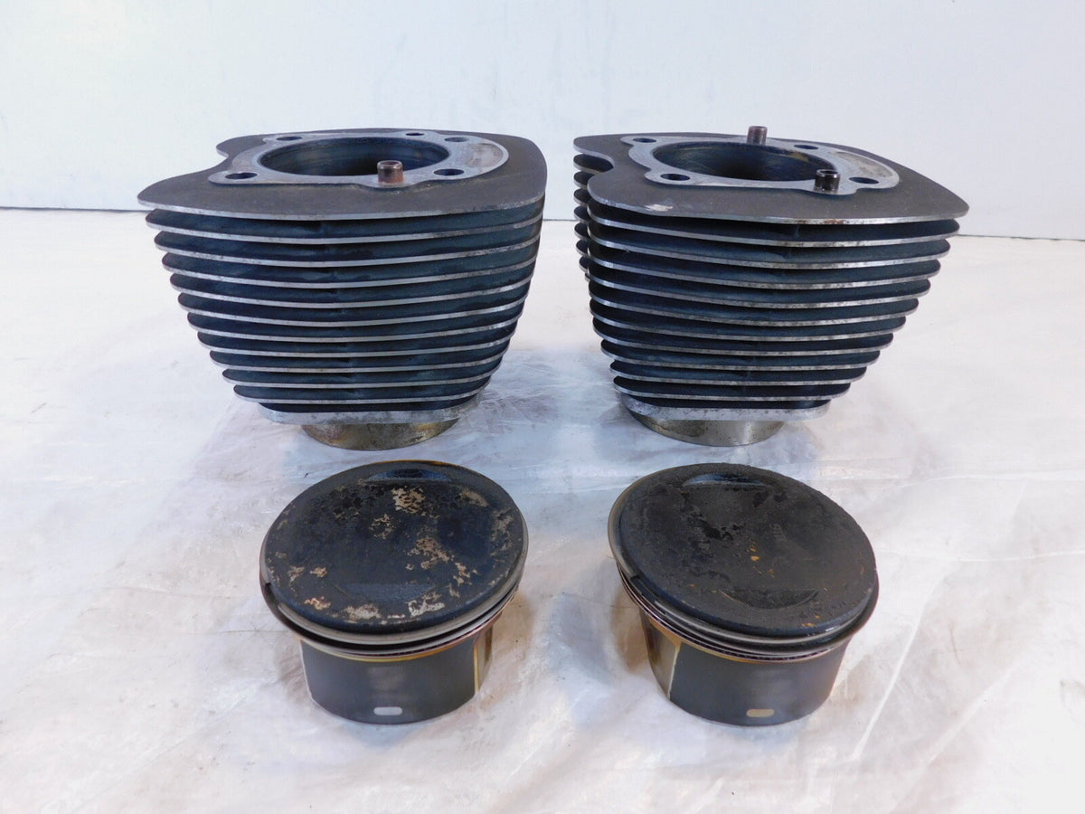 Harley Davidson Twin Cam Touring Dyna & Softail Engine Pistons & Black Cylinders - C3 Cycle