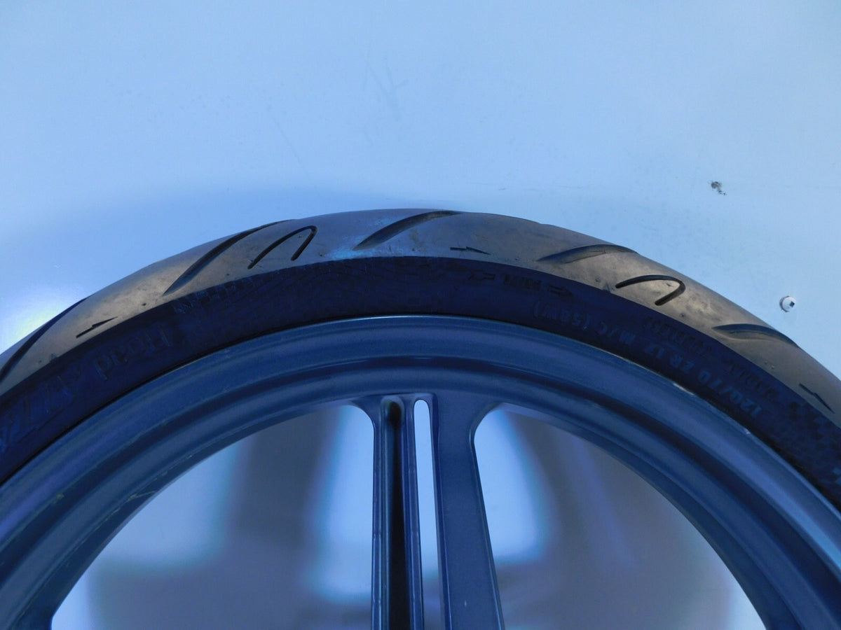 Aprilia RST1000 RST 1000 Futura Cast Front Wheel Rim & Tire 3.5" x 17" -Straight - C3 Cycle