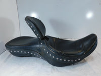 93-95 Harley Davidson Dyna Wide Glide Corbin Rider & Passenger Seat w/ Backrest - C3 Cycle