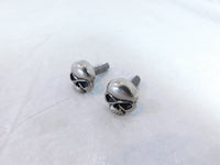 Harley Davidson Sportster Dyna Softail & Touring Licence Plate Skull Head Screws - C3 Cycle