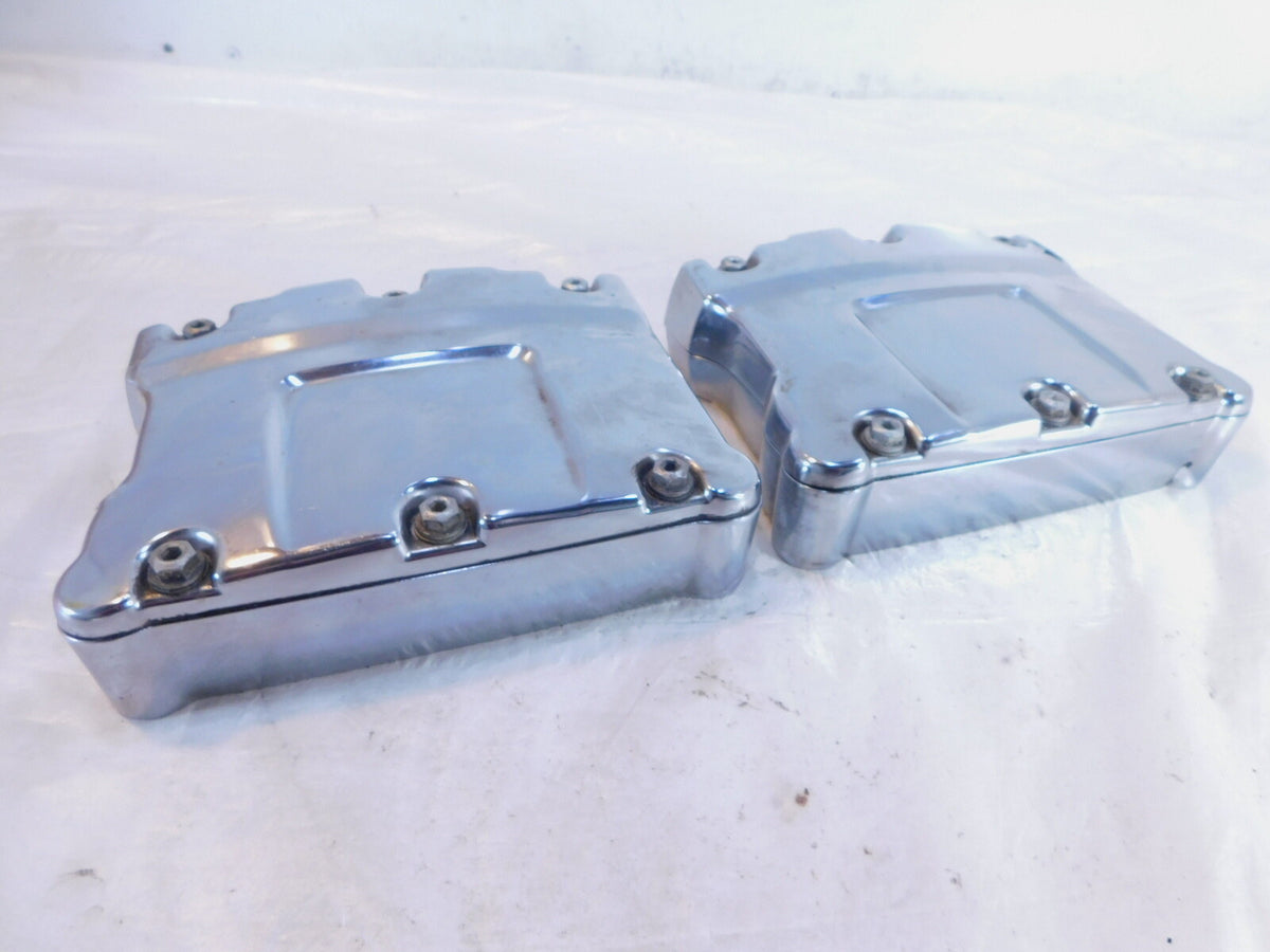 Harley Davidson Touring Dyna & Softail Chrome Cylinder Head Rocker Boxes - C3 Cycle