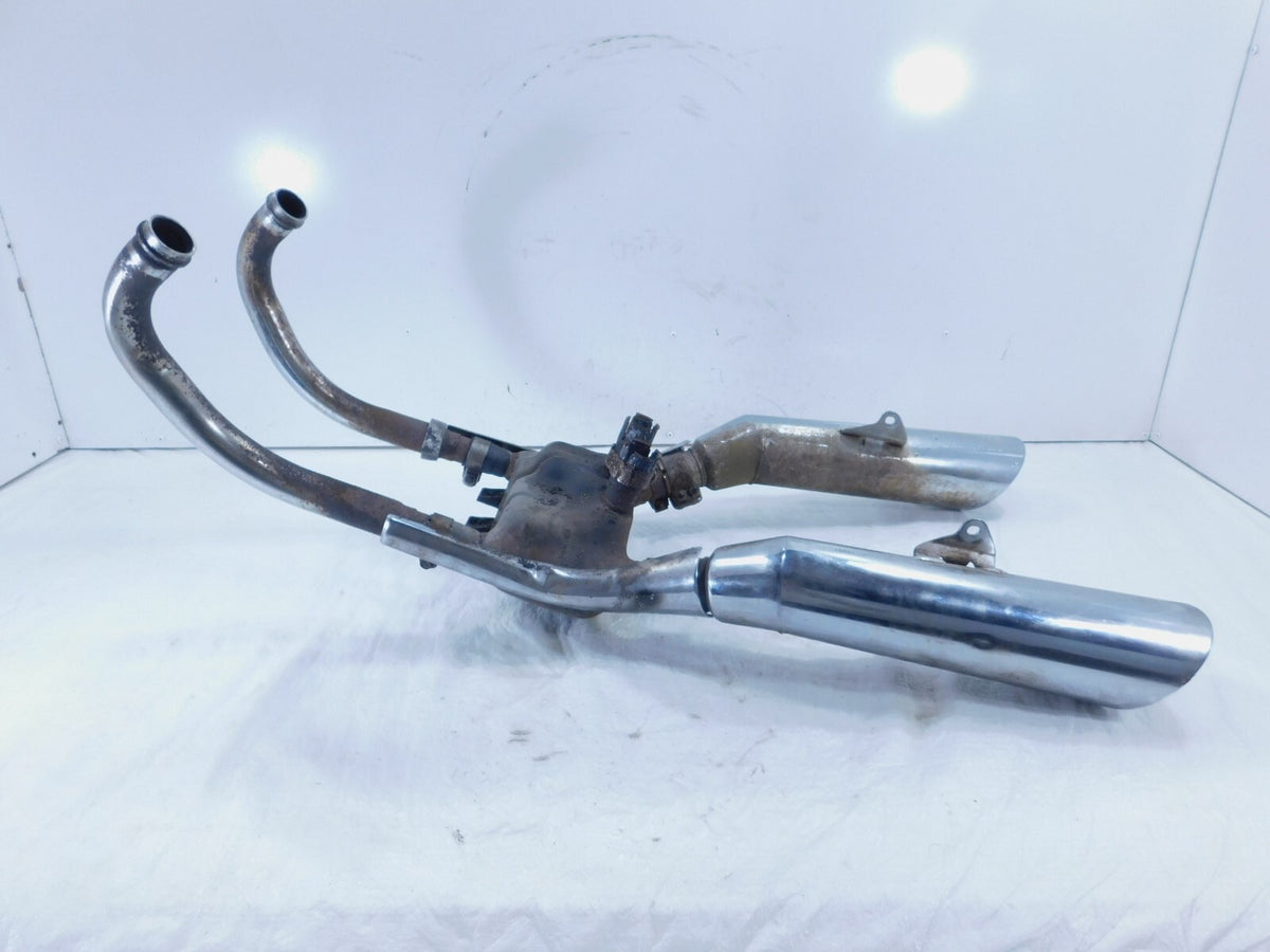 1984-85 Honda VF500C Magna V30 500 Left/Right Exhaust Muffler Header Pipe System - C3 Cycle
