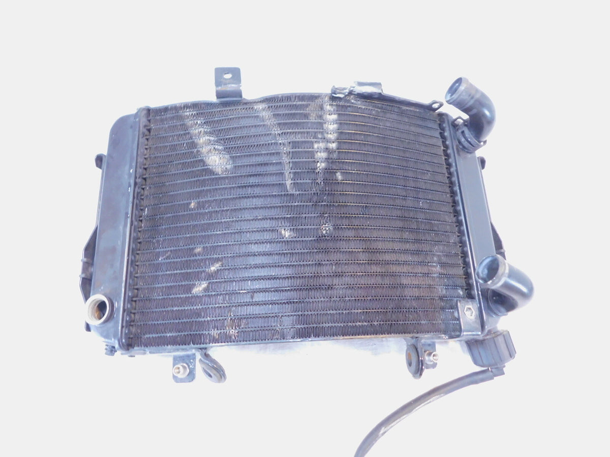 2013-2019 KTM 690 Duke Black Front Engine Motor Water Cooling Radiator - dents - C3 Cycle