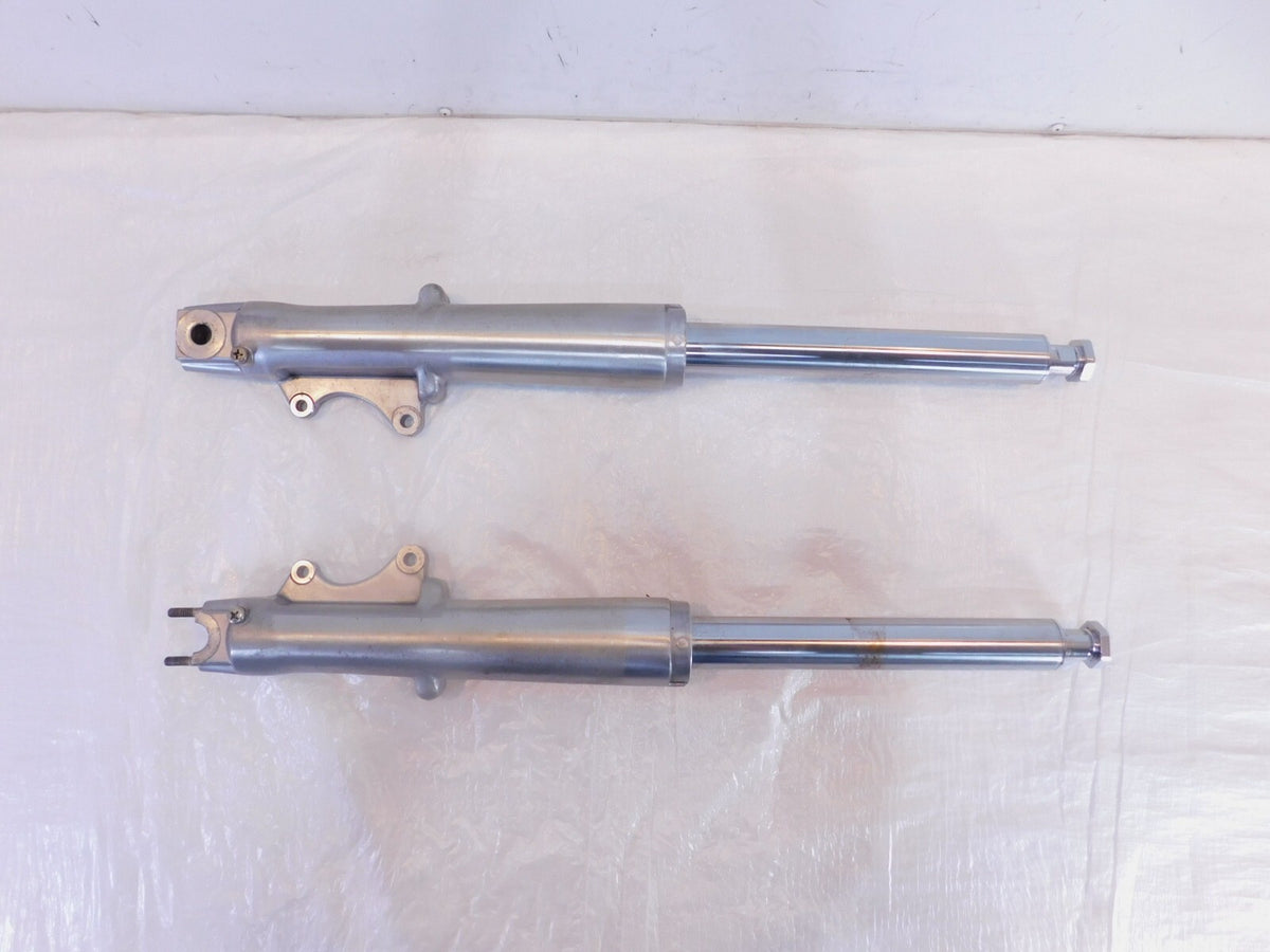 Bent Harley Davidson Road King Electra Glide Chrome Front Suspension Fork Shocks - C3 Cycle