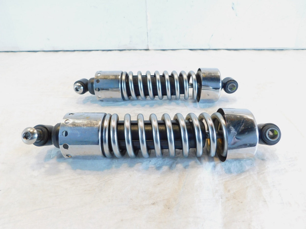 2001-2005 Harley Davidson Dyna FXDL Low Rider Chrome Rear Shock Absorbers - C3 Cycle