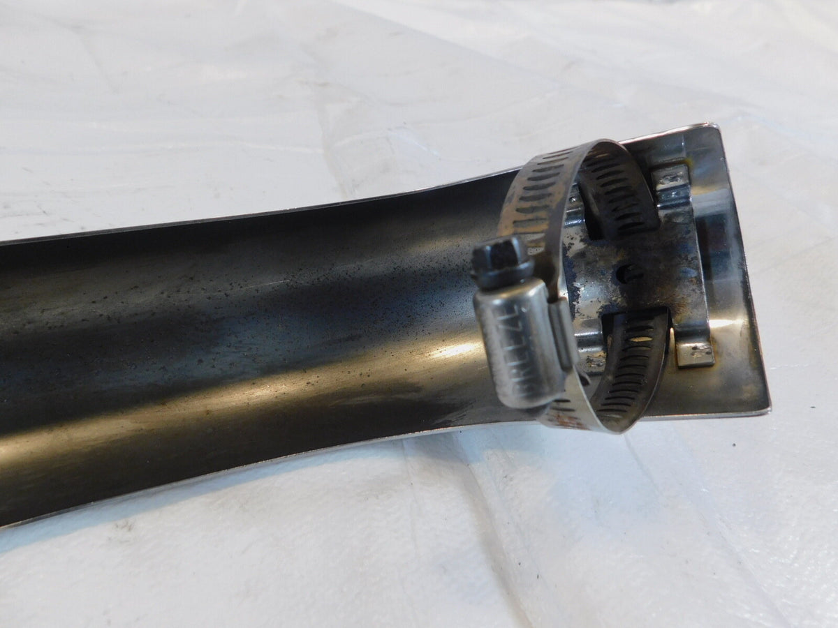 Harley Road King Street Electra Glide Rear Left Exhaust Header Pipe Cover Shield - C3 Cycle