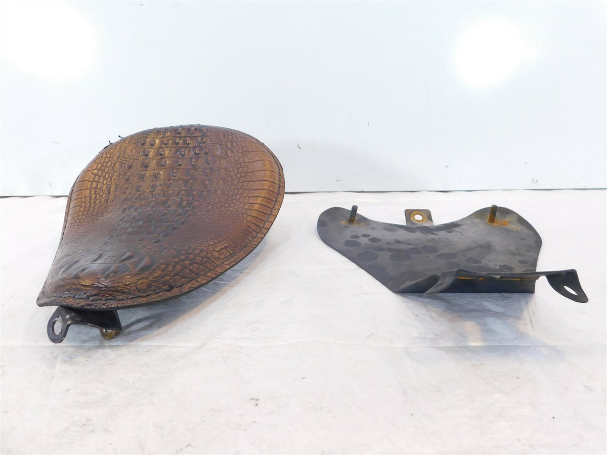 1998 Honda VT1100 Shadow 1100 ACE Vintage Leather Spring Bobber Solo Rider Seat