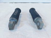 Harley Touring FXR Dyna Sportster & Softail Black Rubber Footpegs Footrests - C3 Cycle