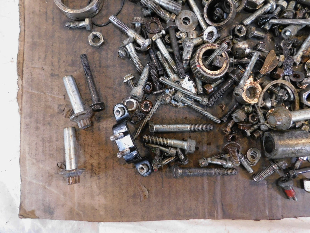 2001 Harley Davidson Dyna FXD Super Glide Engine Nut Bolt Brackets Parts Box Lot - C3 Cycle