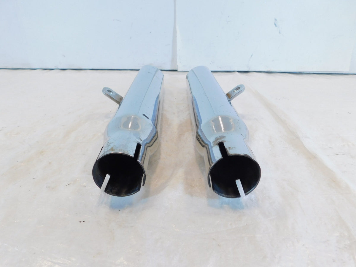 Harley Davidson Sportster 883 & 1200 Chrome Exhaust Header Pipe Mufflers - C3 Cycle