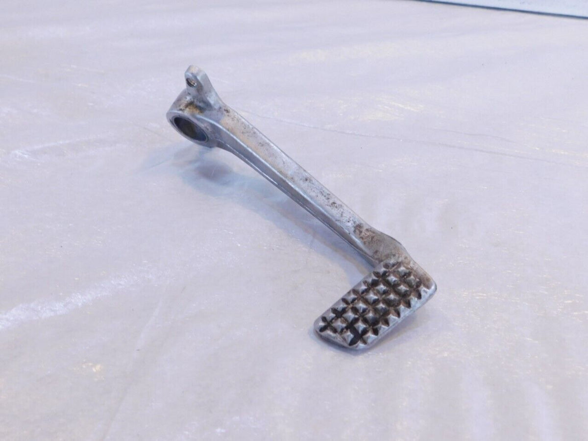 1990-1993 Kawasaki Ninja ZX6 ZX600D Silver Rear Wheel Foot Brake Pedal Lever - C3 Cycle