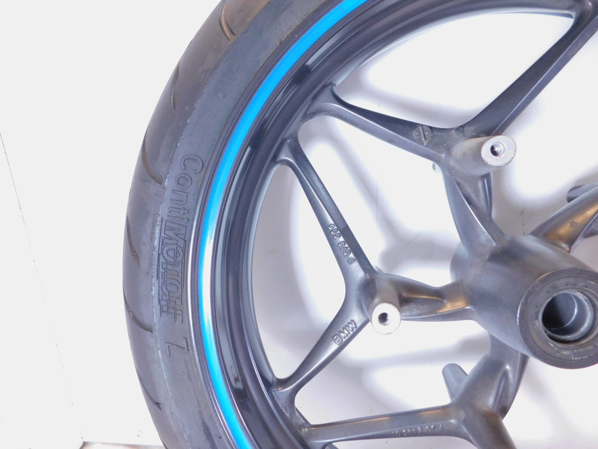 BMW K1200R K1200S & K1300GT K1300R K1300S Dark Slate Front Wheel Rim & Tire - C3 Cycle
