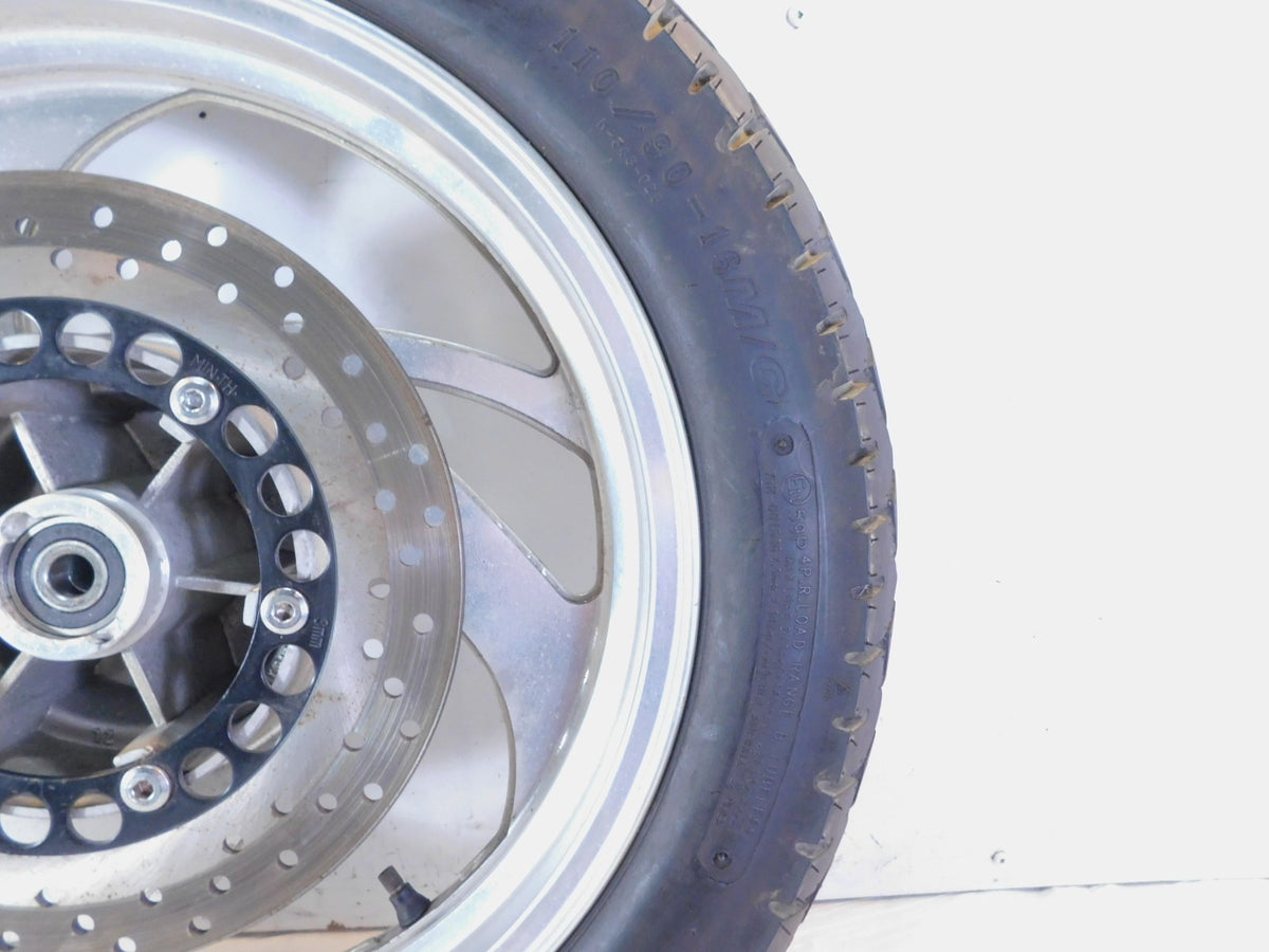 Cixi Kingring Rongyao Aggressor V & Jinlun 250cc Silver Front Wheel Rim & Tire - C3 Cycle