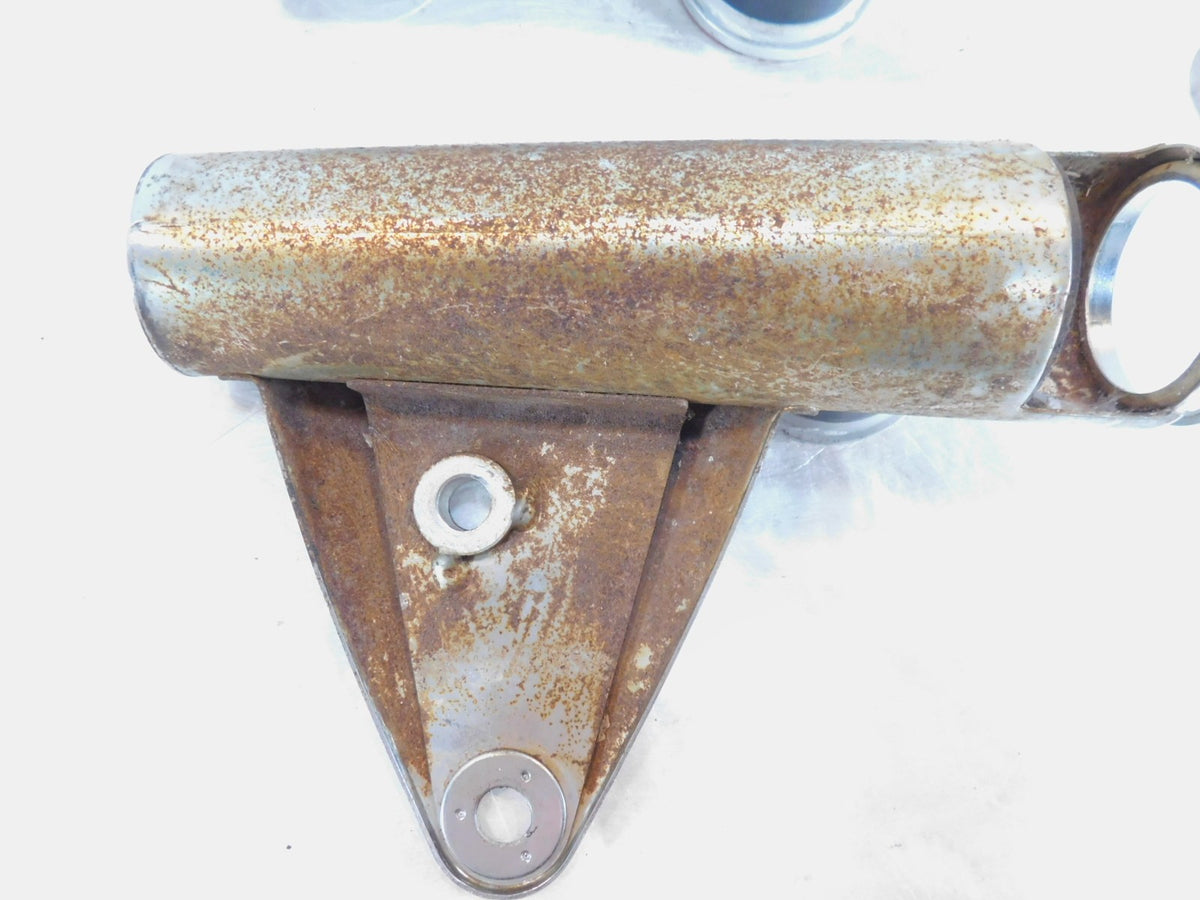 1973 73 Honda CB450K CB450K6 450 Silver Front Upper Left/Right Fork Leg Covers - C3 Cycle