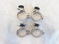 4 Harley Sportster 883 & 1200 & Dyna 39mm Detachable Windshield Mount Clamp - C3 Cycle
