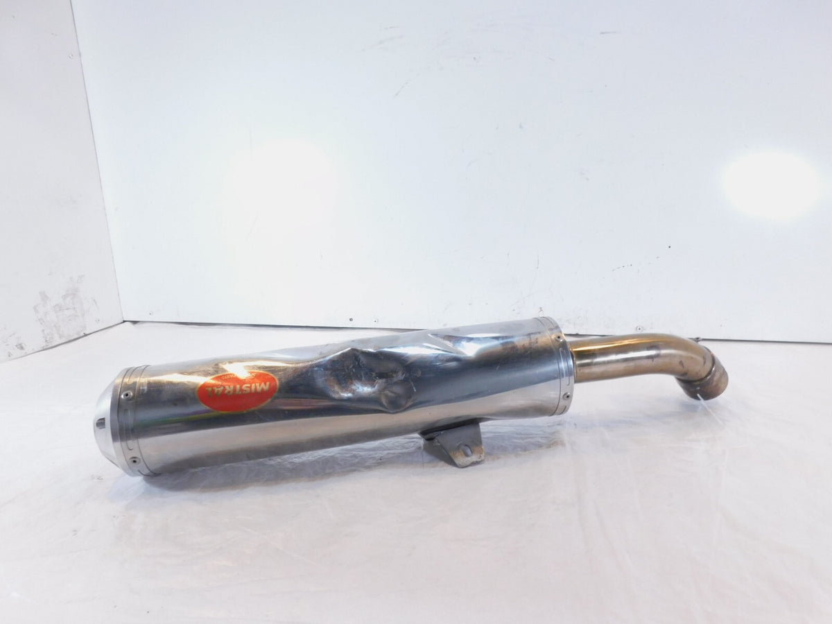 2006-2009 Moto Guzzi Norge 1200 IE Mistral Chrome Exhaust Muffler Silencer Pipe - C3 Cycle