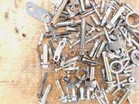 Harley Davidson Sportster XL1200 Custom Engine Nuts Bolts Brackets Parts Box Lot - C3 Cycle