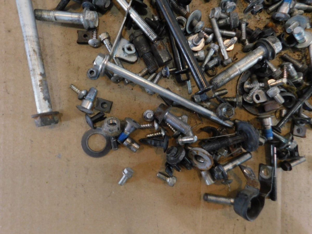 2011 11 Suzuki Burgman 400 AN400 Misc. Nuts Bolts & Brackets Parts Box Lot - C3 Cycle
