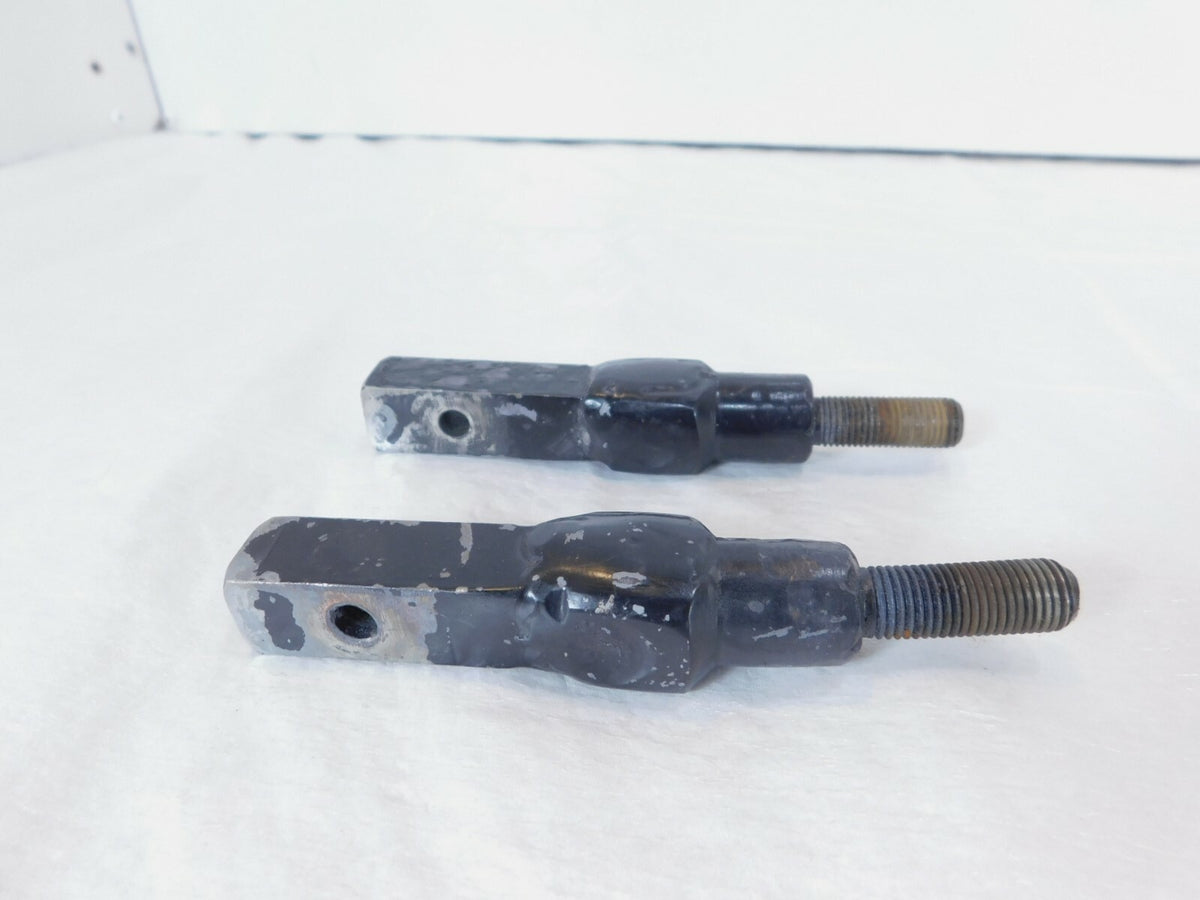 Harley FXR FXRS Super Glide Rear Passenger Footpeg Peg Footrest Mount Brackets - C3 Cycle