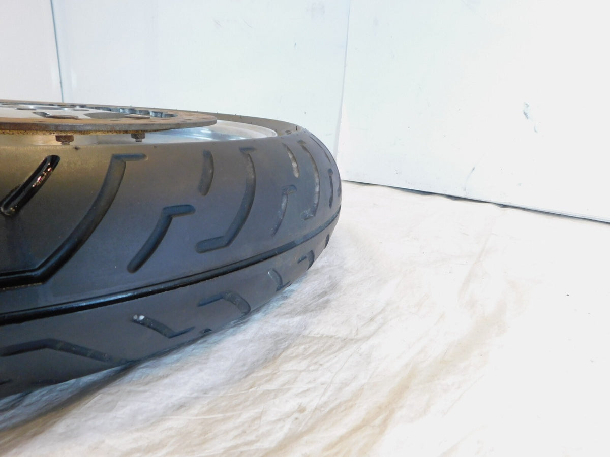 1995 & 1996 Buell M2 Thunderbolt Marchesini Silver Front Wheel Rim & Tire - C3 Cycle