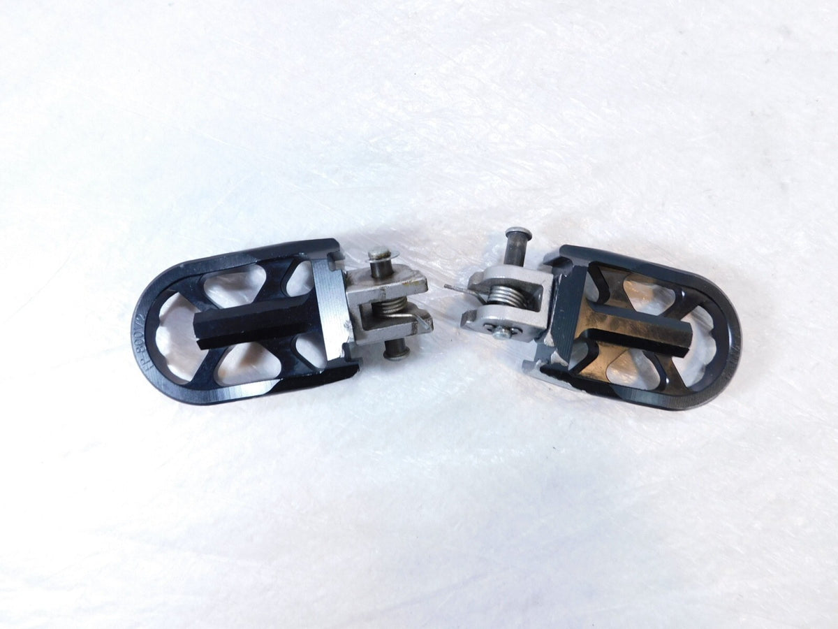 Harley Davidson FXR Dyna Sportster & Softail Spiked Traction Footpegs Footrest - C3 Cycle