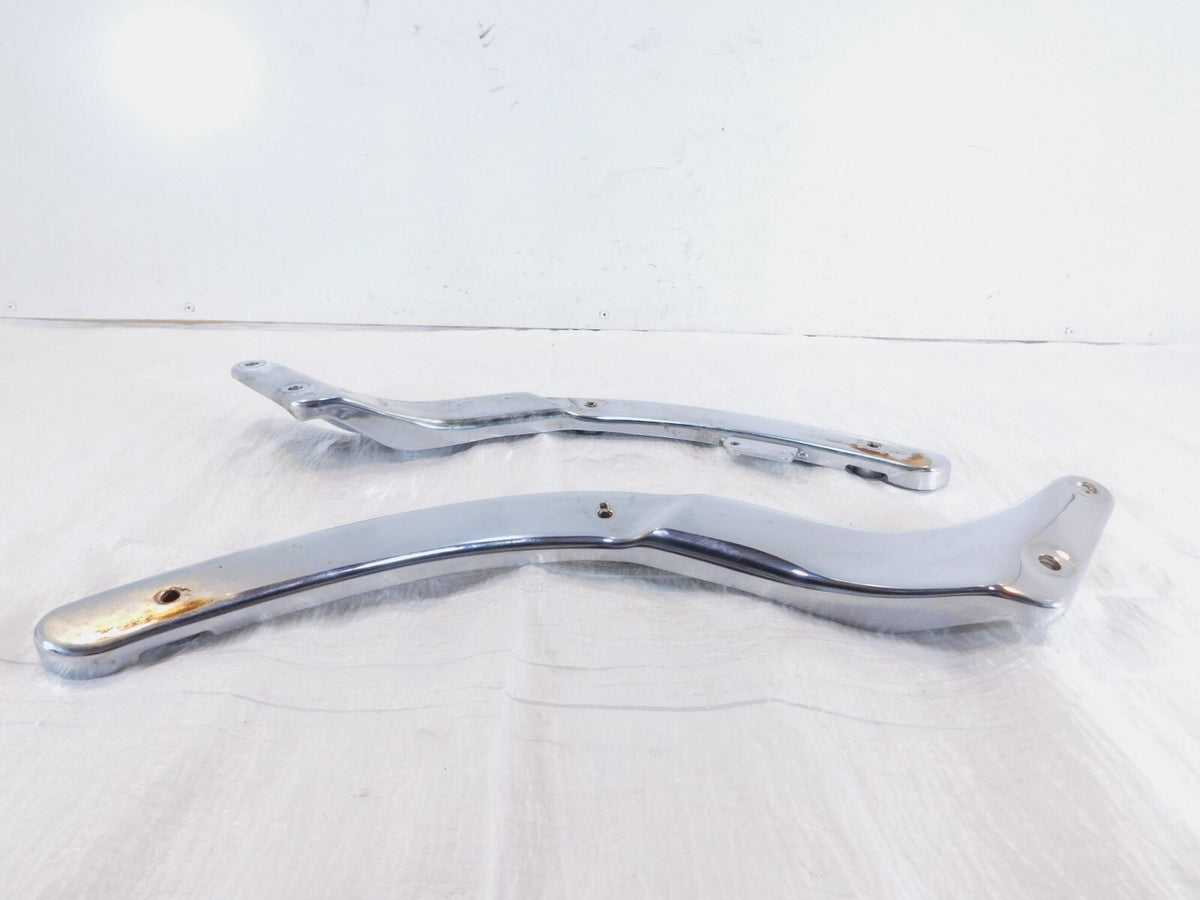 Yamaha V-Star XVS 650 Classic Silverado Chrome Rear Wheel Fender Support Struts - C3 Cycle