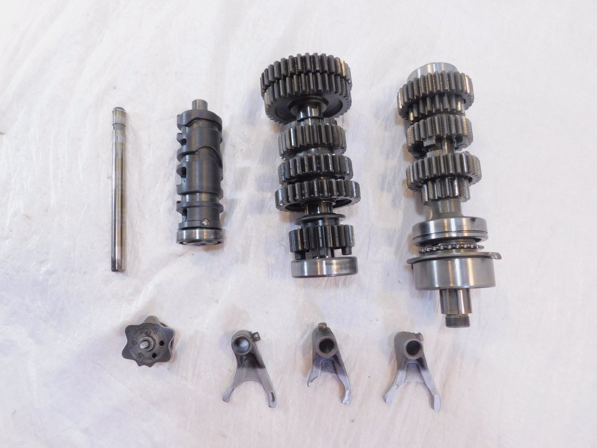 1983 83 Yamaha XJ750 Maxim 750 Engine Transmission Gears Shift Drum & Forks - C3 Cycle