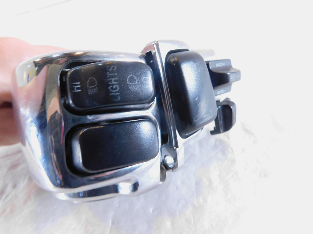 Harley Electra Glide Ultra Classic Chrome Left Handlebar Speaker Volume Switch - C3 Cycle