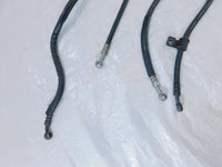 Suzuki RF600 Black Front & Rear Brake Master Cylinder to Caliper Hose Line Pipes - C3 Cycle