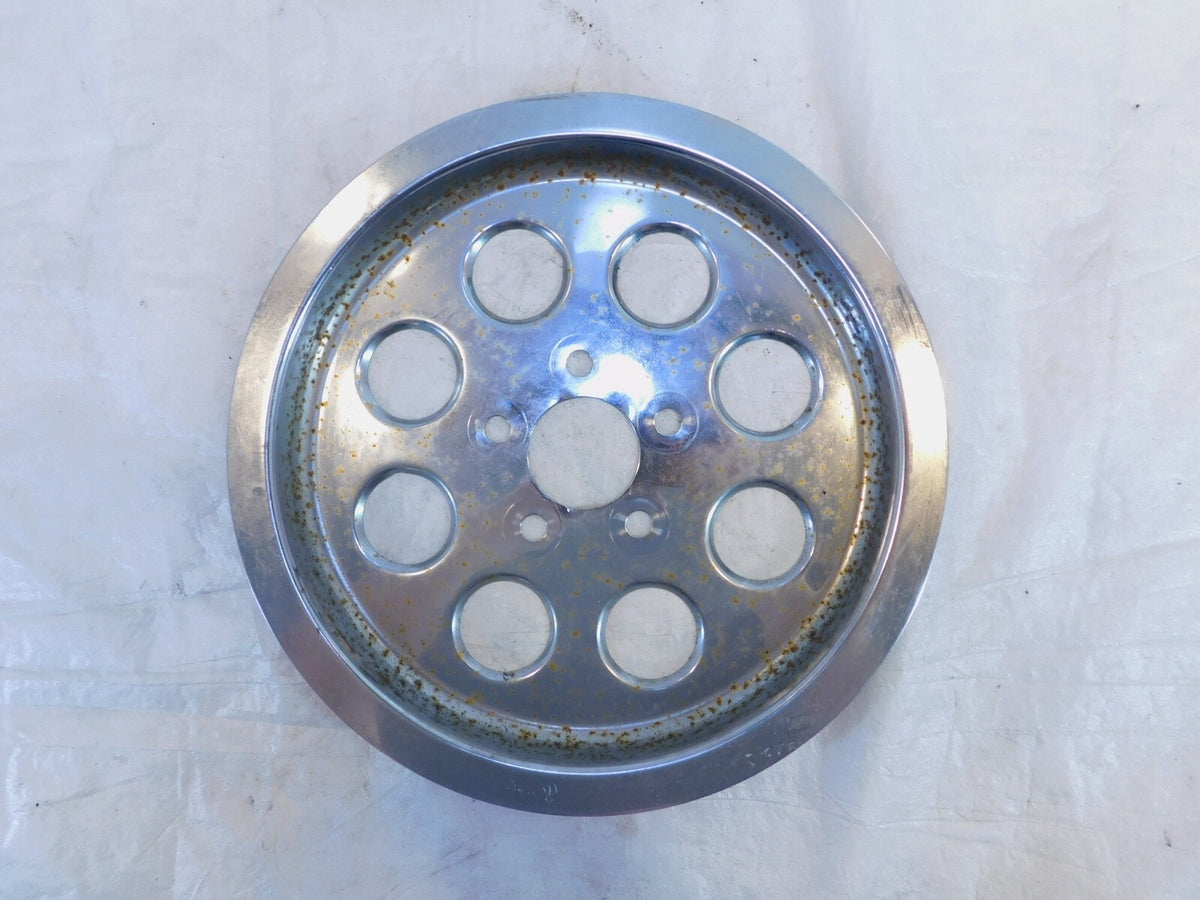 Harley EVO Softail Dyna & Electra Glide Rear Wheel Pulley Sprocket Chrome Cover - C3 Cycle