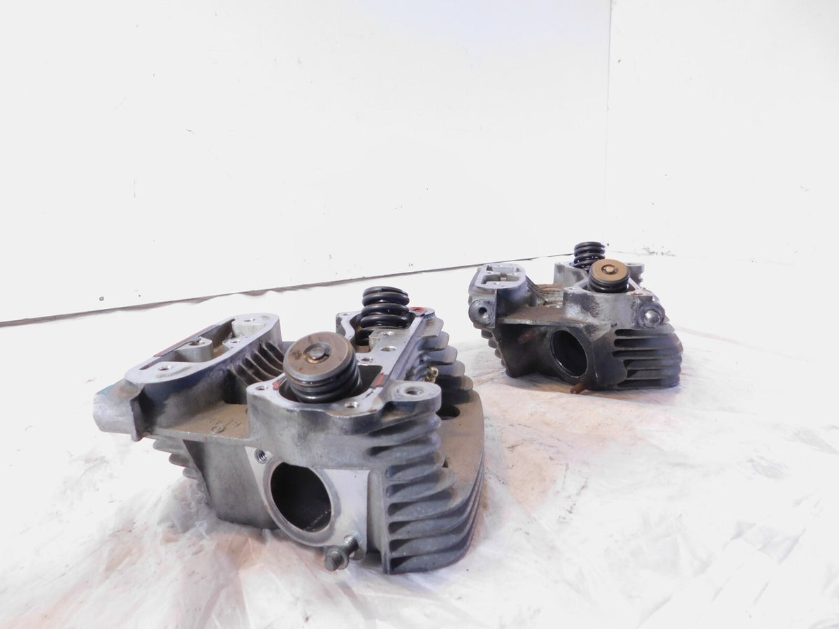 Harley Davidson Sportster 883 Cylinder Heads w/ Valves 16662-86B & 16663-86B